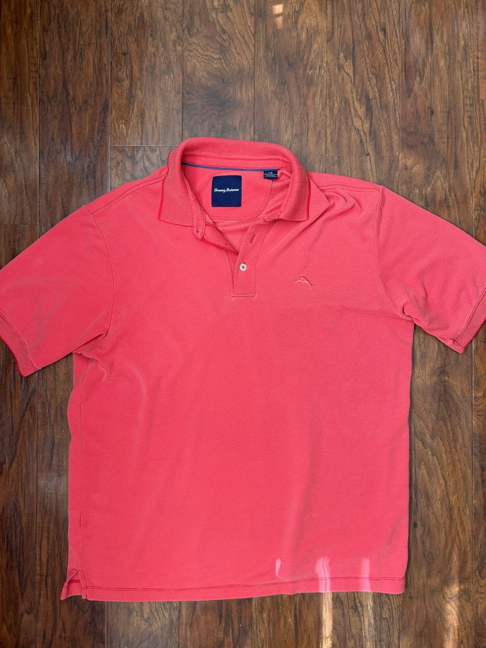 Tommy Bahama Men's Coral-Red Polo